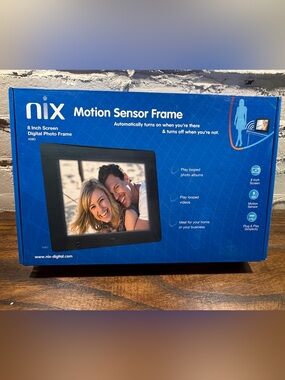 nix Motion Sensor Digital Photo Frame - Black